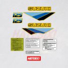 Suzuki RM125 RM 125 1983 Decal Sticker Set Reproduction Vinyl Gloss Laminated