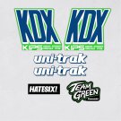Kawasaki KDX200 KDX 200 1989 Decal Sticker Set Reproduction Vinyl Gloss Laminated
