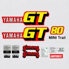 Yamaha GT80 1979 Mini Trail Decal Sticker Set Reproduction Automotive Vinyl Gloss Laminated