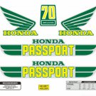 Honda Passport C70 green Decal Sticker Kit – Premium Reproduction Honda Passport C70 green Decal Sticker Kit – Premium Reproduction