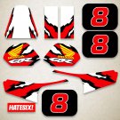Honda QR50 Minimoto Decal Sticker Kit | Honda QR 50 New Reproduction Vinyl Graphics