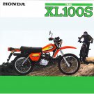 Honda XL100 1980 Decal Sticker Set Motorcycle Reproduction Vinyl Honda XL100 1980 Decal Sticker Set Motorcycle Reproduction Vinyl