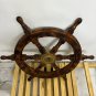 Nautical Burn wooden wheel 24 inch Marine Ship home office Decor Wheel Gift item