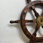 Nautical Burn wooden wheel 24 inch Marine Ship home office Decor Wheel Gift item
