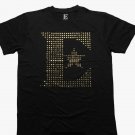 Elton John Diamanté E Logo Black Adult XL Unisex T-Shirt