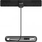 ViewTV 25 mile Mini Flat HD Digital Indoor TV Antenna, 25 Miles Range,  Black