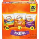 Goldfish Crackers Big Smiles Variety Pack with Cheddar, Colors, and Pretzels, Snack Packs, 30 Ct