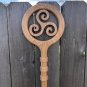 The Triskelion Druid Staff,pastoral staff- Handcrafted from Teak wood - 72" tall