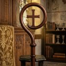 Wooden CROZIER Bishop Staff Crosier high Quality Craftsmanship, 72" Christmas