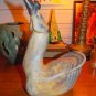 Unique Carved Wood Phallic Gourd Duck Figurine Novelty Mature Folk Art Decor
