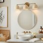 Modern 3-Light Vanity Light | Mid Century Wall Lighting | Above Mirror Vanity Light