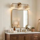 Modern 3-Light Vanity Light | Mid Century Wall Lighting | Above Mirror Vanity Light Modern 3-Light Vanity Light | Mid Century Wall Lighting | Above Mirror Vanity Light