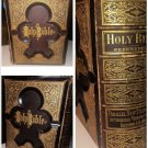 1881 Antique Parallel Family Bible - Leather & Gold Gilt - rare Award-Winning Edition