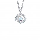 Heart of the Ocean s925 Silver Halo Pendant for Women
