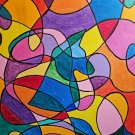 Abstract Dog Art Print of Original Art - Various Sizes Available