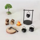 1 Set Miniature Campfire Teapot Modern Fantasy Decor Home Kitchen DIY Craft 1 Set Miniature Campfire Teapot Modern Fantasy Decor Home Kitchen DIY Craft