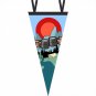 Custom Felt Triangle Pennant Flag, Personalized Wall Decor Banner for Bedroom Dorm Party