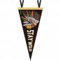 Custom Felt Triangle Pennant Flag, Personalized Wall Decor Banner for Bedroom Dorm Party