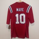 Drake Maye New England Patriots Red Jersey Size Men's Medium