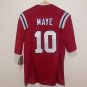 Drake Maye New England Patriots Red Jersey Size Men's Medium