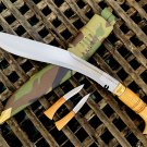 15" Gurkha Camouflage Kukri – Handmade Razor Sharp Outdoor & Camping Kukri