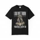 Philosoraccoon Illustration T-Shirt | I Do Not Think, Therefore I Do Not Am