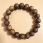 12mm Agarwood Bracelet | Natural Oud Wood Beaded Wristband