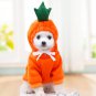 Cute Fruit Dog Hoodie Winter Warm Fleece Pet Sweater Costume for Small Dogs XS-2XL
