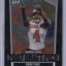 2007 Topps Draft Picks and Prospects Chrome Black Sidney Rice #154