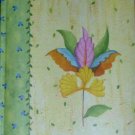 Yellow Padded Flower Garden Journal Lined for Writing