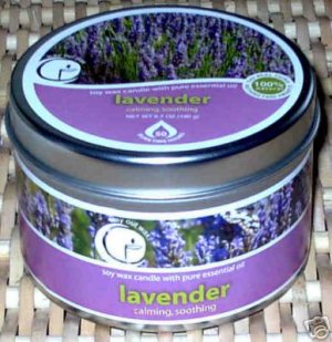 Lavender Aromatherapy Soy Candle