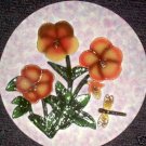 Flowers Dragonfly Garden Stepping Stone