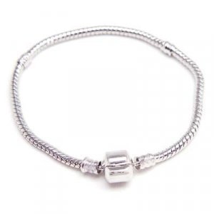 Silver Plated Charm Base Bracelet Fits Pandora Troll Biagi Charms & Beads