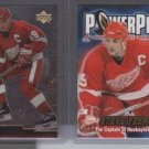 Steve Yzerman '01 ATOMIC Power Play & '00 UD Gold Res.