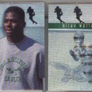 Ricky Watters 95 Fleer Metal Platinum Portraits (2)