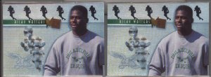 Ricky Watters 95 Fleer Metal Platinum Portraits (2)