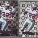 Emmitt Smith 95 Fleer Metal plus Silver Flasher