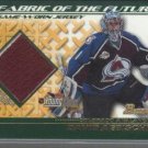 David Aebischer '03 Bowman Young Stars Jersey Card