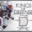 Willie McGinest '06 Fleer Ultra Kings of Defense Jersey