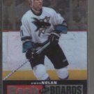 Owen Nolan '97 Leaf Ltd. BASH THE BOARDS #d Card