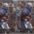 Marshall Faulk (2 cards) 95 Fleer Metal