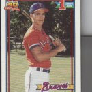 Chipper Jones '91 Topps ROOKIE Card