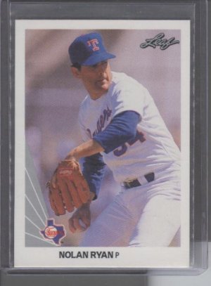 Nolan Ryan 1990 Leaf Card
