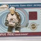 Dave Reid '02 Atomic Game-Worn Jersey Card
