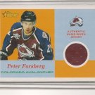 Peter Forsberg '02 Topps Heritage Jerseys
