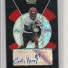 Chris Henry Topps FINEST Card Black Xfractor RC #d 4/25
