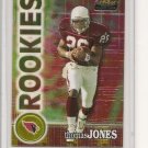 Thomas Jones '00 Topps Finest Chrome Rookie Card #d