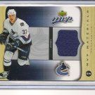 Jarkko Ruutu 06 MVP Materials Jersey Card