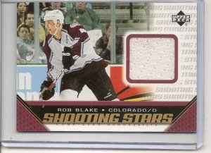 Rob Blake '06 UD Shooting Stars Jersey