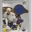 Chris Pronger 06 SP Game Used Ed. Authentic Fabrics